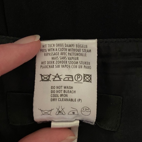 Vintage Escada Pleated Skirt with Faux Leather 34 - Picture 8 of 11